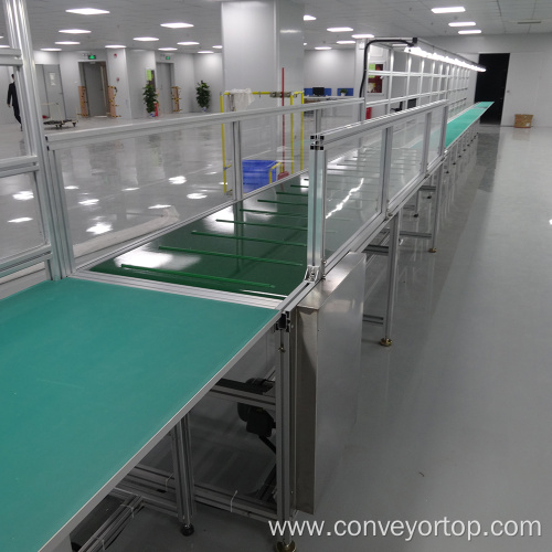 PVC Belt Conveyor Line with Working Bench